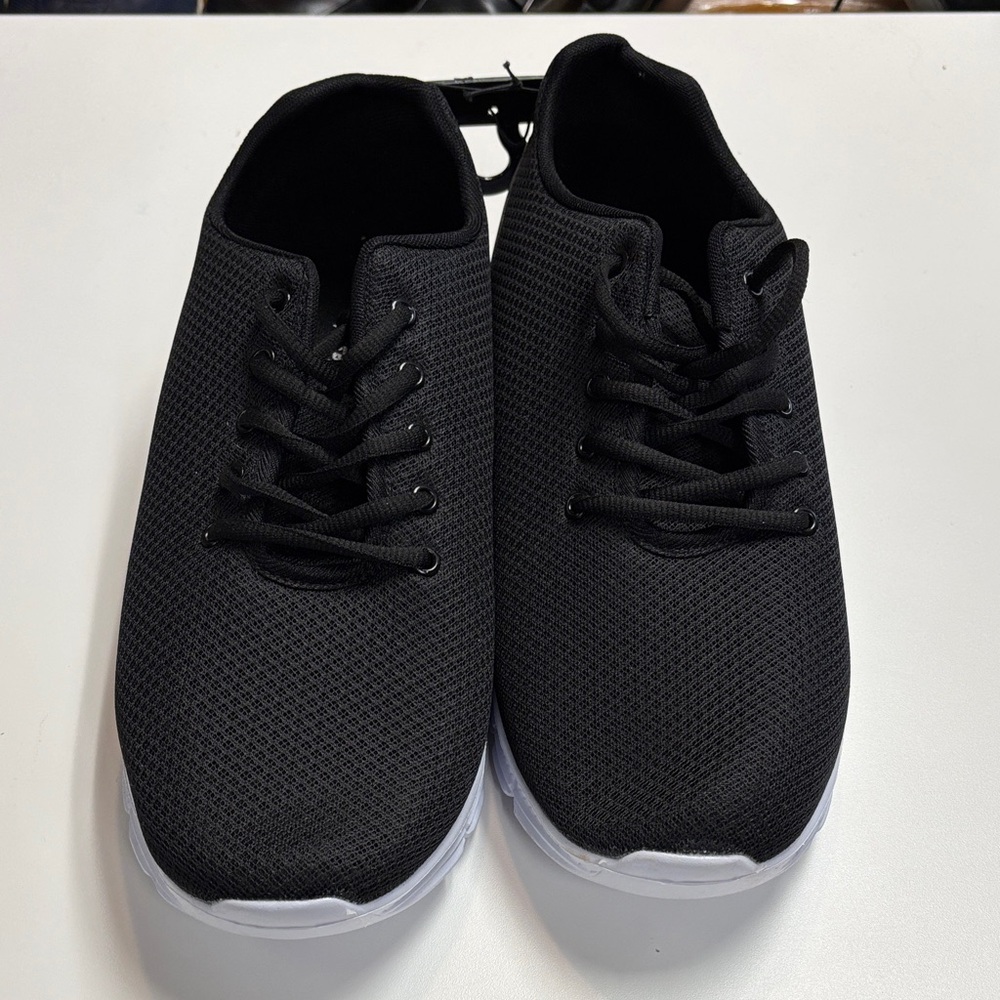 Pro Player Black Mesh Sneakers